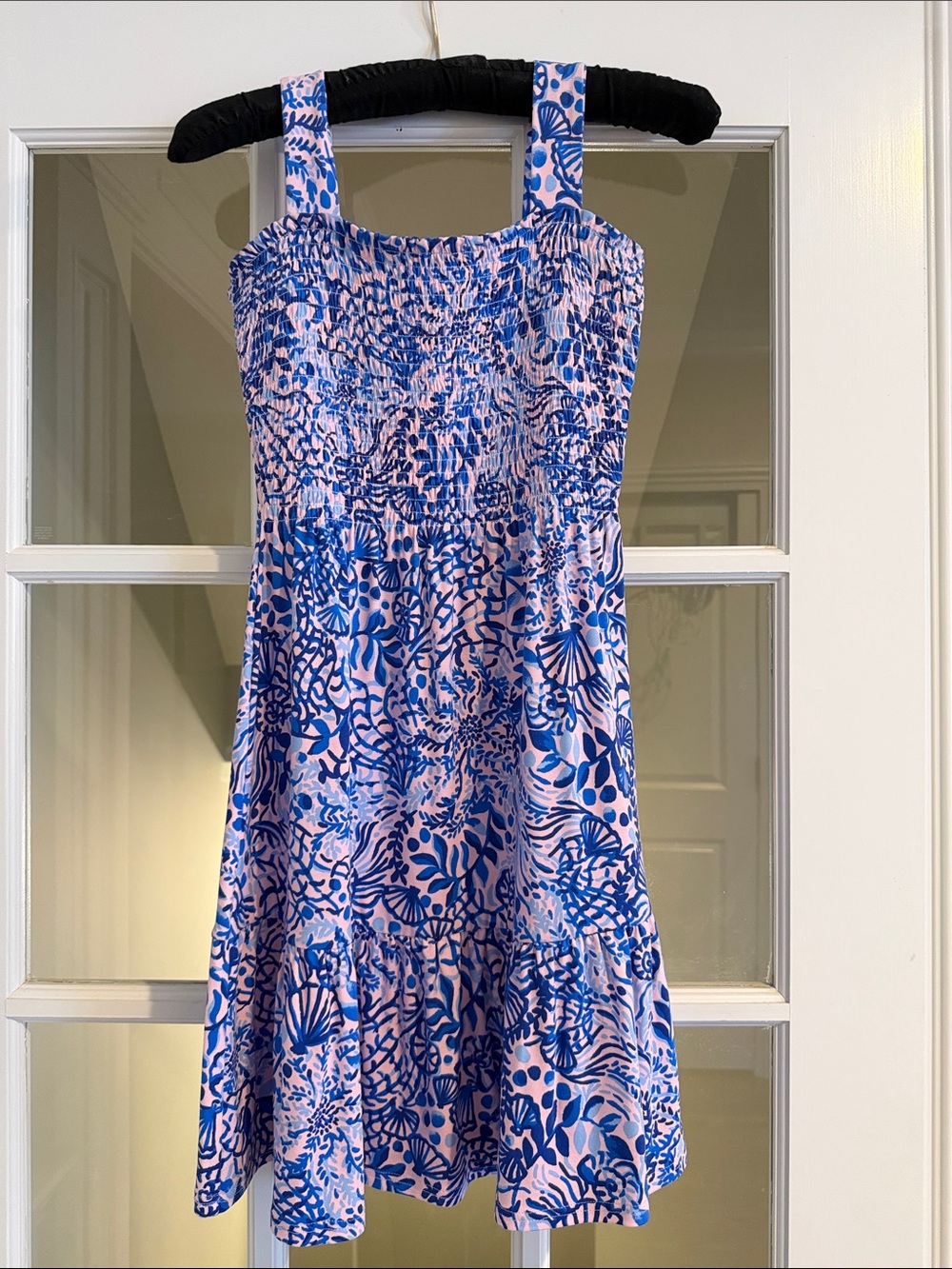 Lily Pulitzer Blue & Pink Smocked Sundress